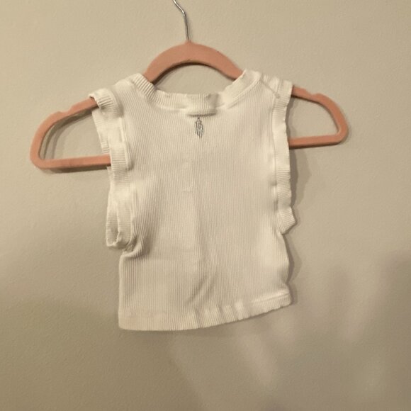 Free People Movement Happiness Runs Muscle Tank White XS/S - Picture 3 of 4